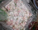 A picture of step 3 of Russian Salad Tostadas ✨.
