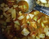 A picture of step 3 of Loki ki sabji.
