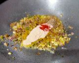 A picture of step 3 of Himachal style Sarson ka saag.