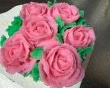 A picture of step 7 of Valentines Flowers Sandwich.