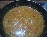 A picture of step 6 of Panchmail Dal.