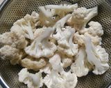 A picture of step 1 of Cauliflower egg korma.