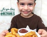 عکس مرحله 1 از دستور پفک سیب زمینی