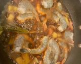 A picture of step 5 of Quick pan baked prawns & glass noodles.