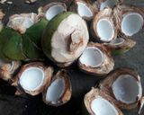 Hình bước làm 2 của món Rau má đậu xanh nước dừa