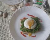 A picture of step 9 of Poach egg sandwich.