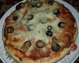 Foto langkah ke 5 dari resep Pizza bolognese.