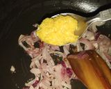 A picture of step 4 of Bhindi ka Salan.