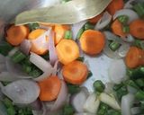 A picture of step 3 of Red lentil soup.