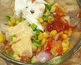 A picture of step 2 of Nachos Chaat.