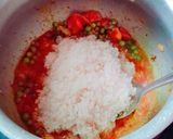 A picture of step 5 of Frozen peas tomato pulav.