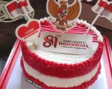 Foto langkah ke 3 dari resep Cake Kemerdekaan.
