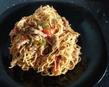 Foto del paso 6 de la receta: Fideos chinos con cerdo y verduras