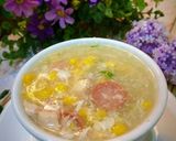 Foto langkah ke 6 dari resep Sup jagung ayam sosis.