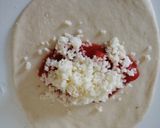 A picture of step 5 of Italian baked Panzrotti.