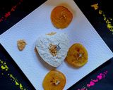 A picture of step 8 of Thandai Phirni Cake with Malpua.