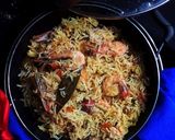 কাশ্মীরী চিংড়ি পোলাও (kashmiri prawn pulao recipe in bengali) রেসিপির ধাপ 8 ছবি