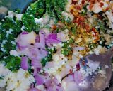 A picture of step 2 of Spinach Paneer Christmas Tree (15-Minute Air Fryer Starter).