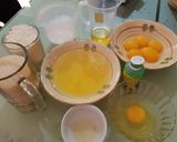 Foto langkah ke 1 dari resep Ogura cake pandan.