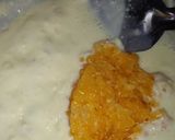 A picture of step 1 of Orange Barfi.