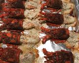รูปขั้นตอนการทำที่ 2 ของ กุ้งล้อบสเตอร์เนยกระเทียมอบชีส คีโต