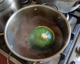 Foto del paso 4 de la receta: Zapallito Italiano Relleno con Arroz