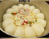 A picture of step 5 of Bubble pizza.