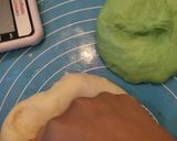 Foto langkah ke 4 dari resep Swirl Pandan Bread (Shokupan).