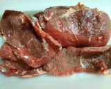 Foto del paso 1 de la receta: Riñonada de cuadril a la chapa