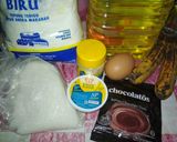 Foto langkah ke 1 dari resep Bolu pisang coklat kukus 1 telur.