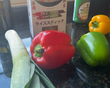 Foto del paso 1 de la receta: Noodles de arroz con gambones y verduras