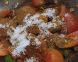 A picture of step 1 of Jain Paneer Tika Masala.