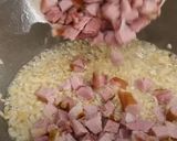 Káposztás sonkás sztrapacska recept fázis 6 fotója