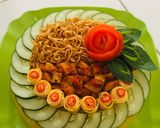 Foto langkah ke 19 dari resep Nasi Kuning Ulang Tahun Simple.