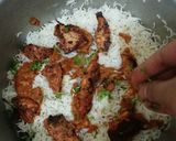 A picture of step 5 of Chicken tikka biriyani.