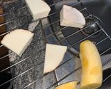 A picture of step 1 of Homemade yam/boli with sauce.