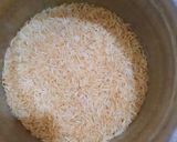 A picture of step 1 of Veg pulao in pressure cooker Indian recipe.