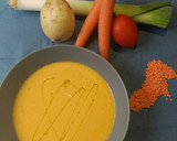 Foto del paso 5 de la receta: Crema vegana de lentejas rojas