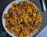 Foto langkah ke 3 dari resep Nasi goreng bakso.