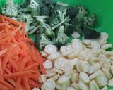 Foto langkah ke 1 dari resep Tumis Mix Vegetables (baby corn/jagung muda, brokoli, dan wortel.