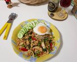 รูปขั้นตอนการทำที่ 4 ของ ผัดกะเพราอกไก่เห็ดสหาย