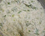 A picture of step 5 of Methi Mutter Dhokla.