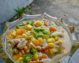 Foto langkah ke 5 dari resep Sup jagung manis.