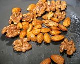 A picture of step 3 of Rose 🌹 & Makhana Dry Fruits Ladoo (sugar - free) (Vrat Special).