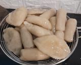 Foto langkah ke 5 dari resep Pempek Dos Ebi/ Rebon (Empuk, Gurih, Enaaak Banget).
