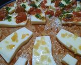 Foto del paso 4 de la receta: Pizza 2 sabores de harina integral