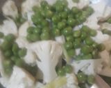 A picture of step 4 of Cauliflower peas veg.