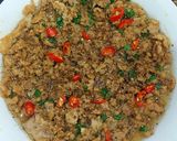 Hình bước làm 5 của món Đậu hấp trứng, thịt băm