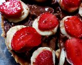 A picture of step 6 of Banana Nutella tart.