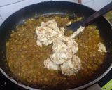 A picture of step 4 of Paneer Masoor dal Curry.